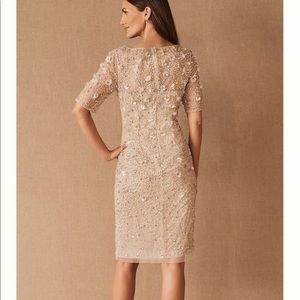 Adrianna Papell Anthropologie Beaded Dress